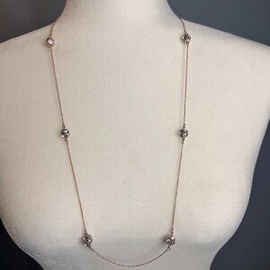 KATE SPADE NECKLACE LADY MARMALADE ROSE GOLD